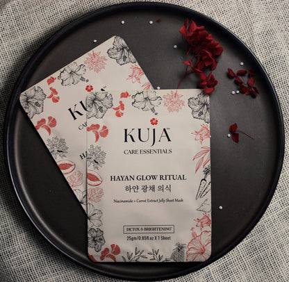 Hayan Glow Ritual – Detox & Brightening Jelly Sheet Mask - kuja care