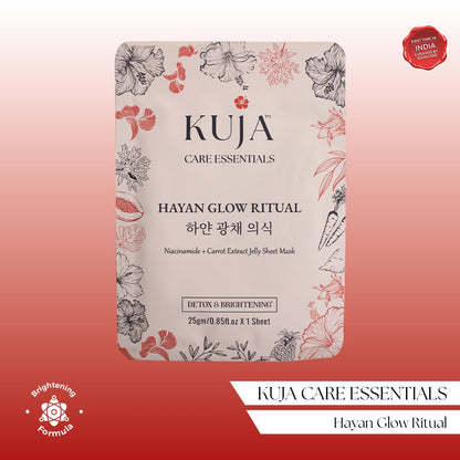 Hayan Glow Ritual – Detox & Brightening Jelly Sheet Mask - kuja care